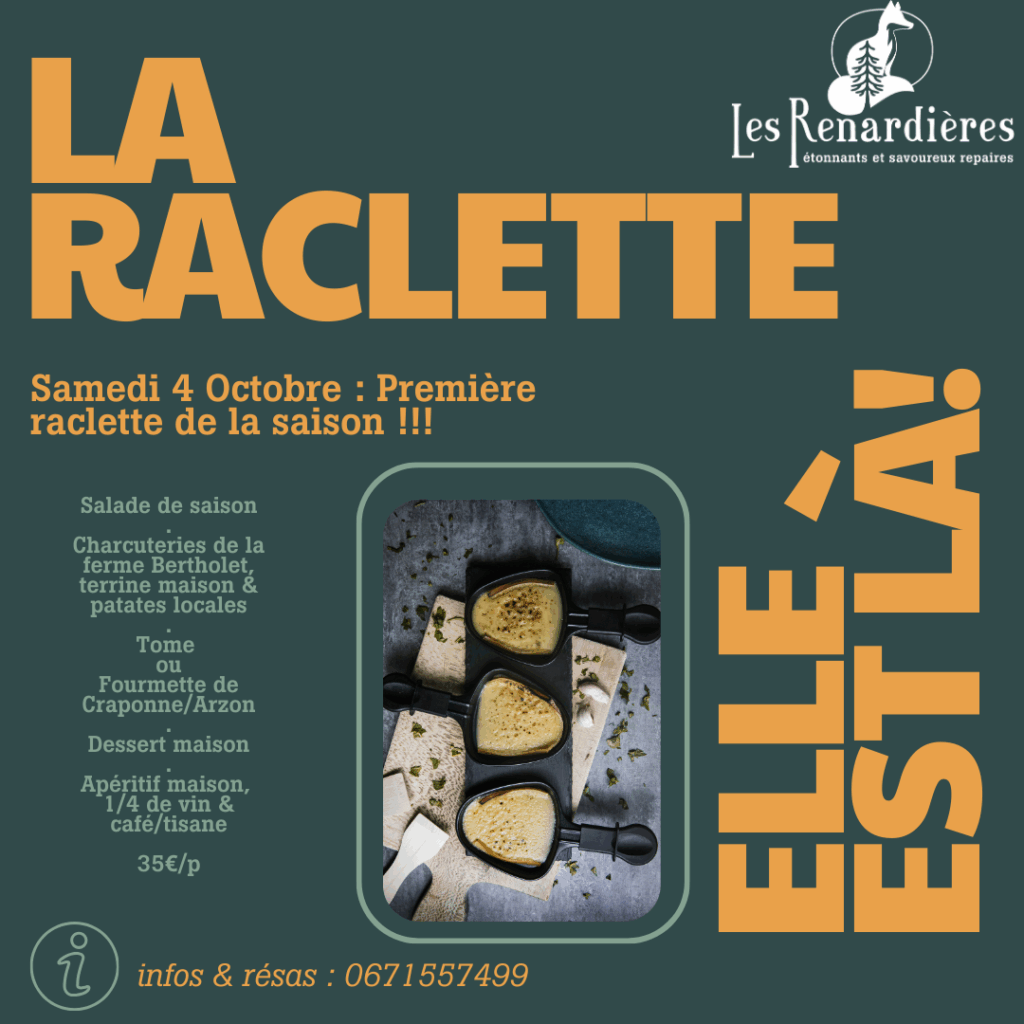raclette locale maison usson en forez les renardières auberge