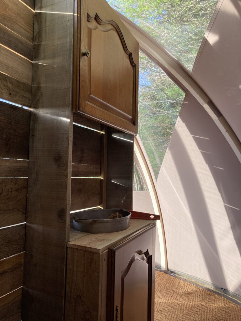 salle d'eau dôme astral upcycling fait maison